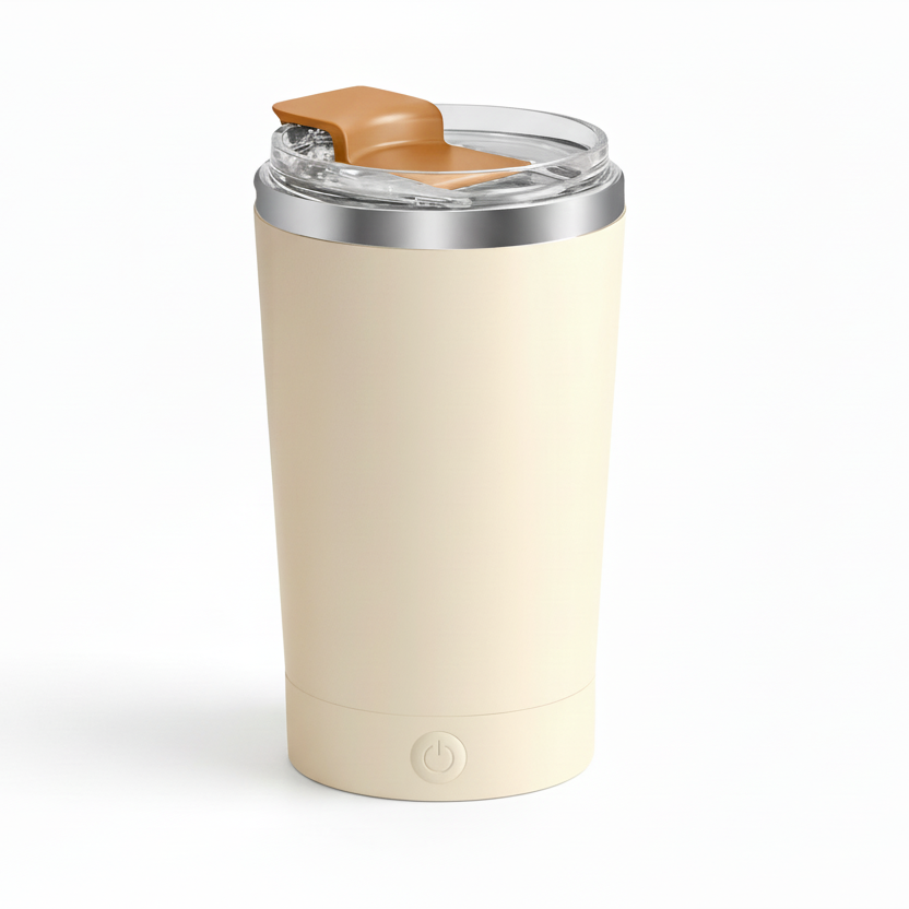 Loomi Vortex-Flow™ Magnetic Self-Stirring Mug