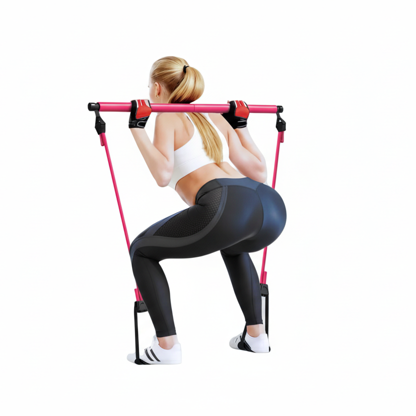 Loomi Axis™ Pilates Bar Kit with Resistance Bands