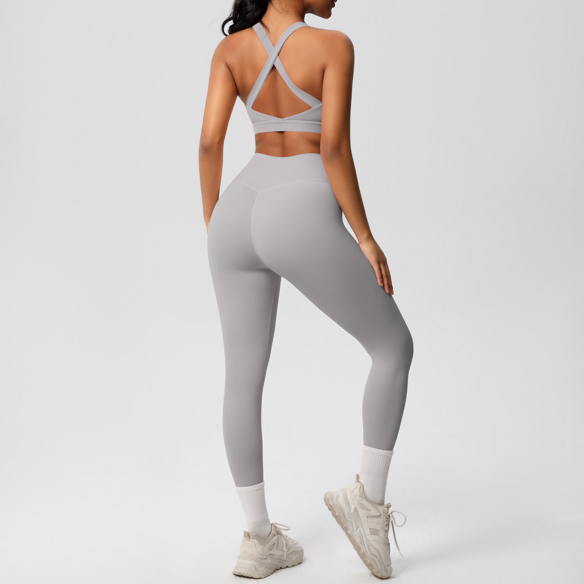 Loomi Core-Axis™ High Support Sports Bra + Yoga Pants Set