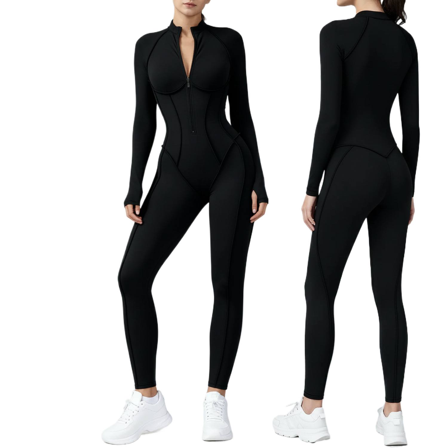 Loomi Aero-Sync™ Women's High-Waist Workout Bodysuit
