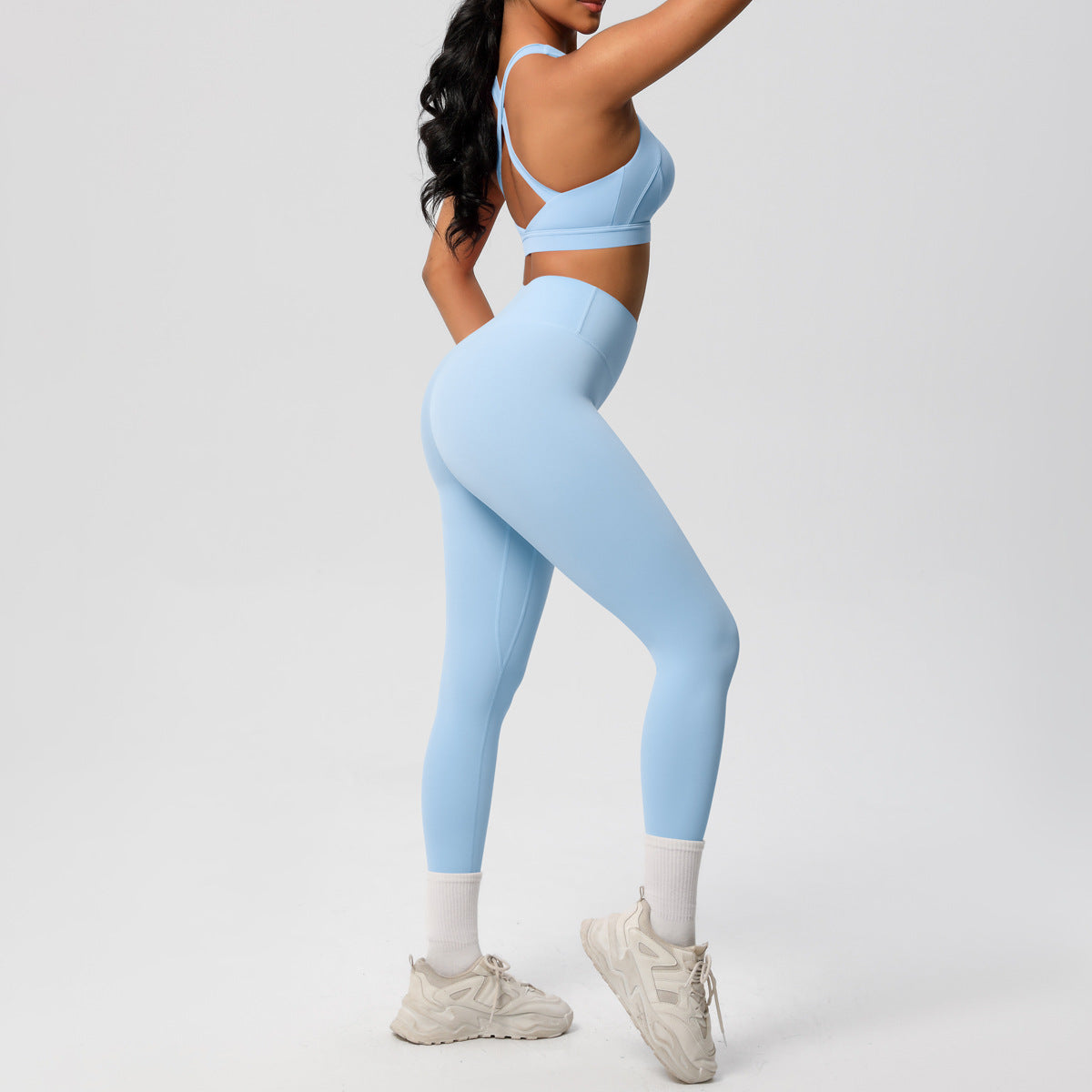 Loomi Core-Axis™ High Support Sports Bra + Yoga Pants Set