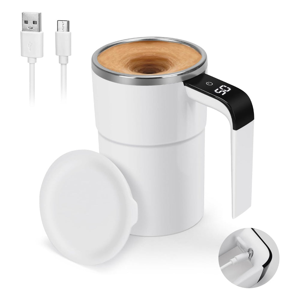 Loomi Thermal-Vortex™ Self-Stirring Mug with LED Display