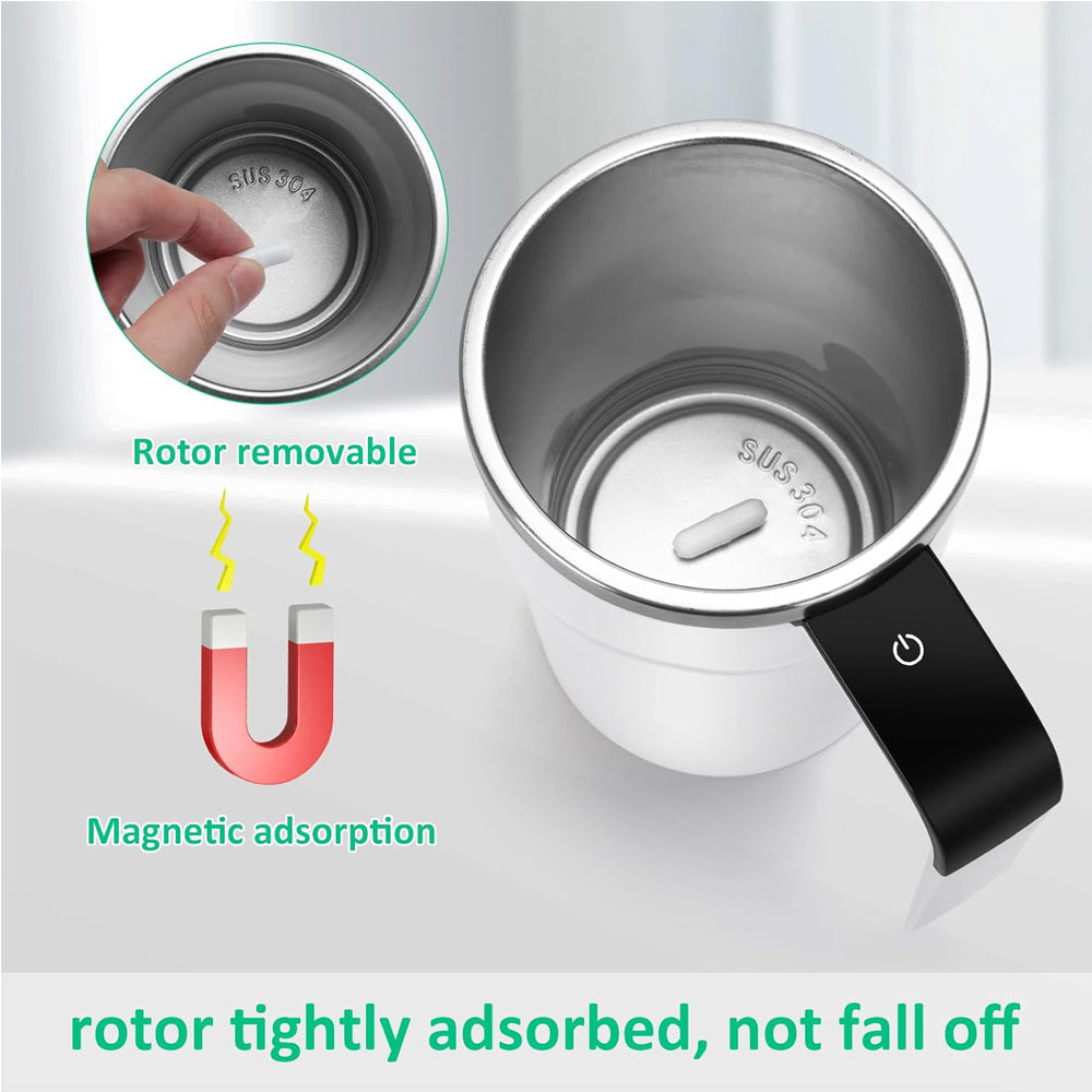 Loomi Thermal-Vortex™ Self-Stirring Mug with LED Display