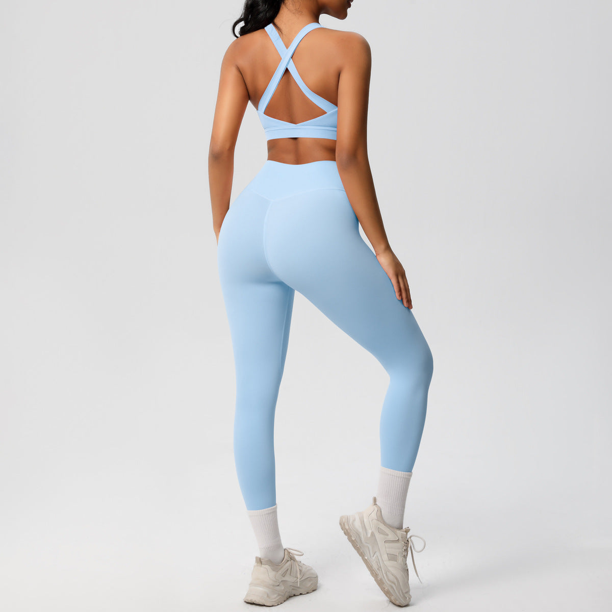 Loomi Core-Axis™ High Support Sports Bra + Yoga Pants Set