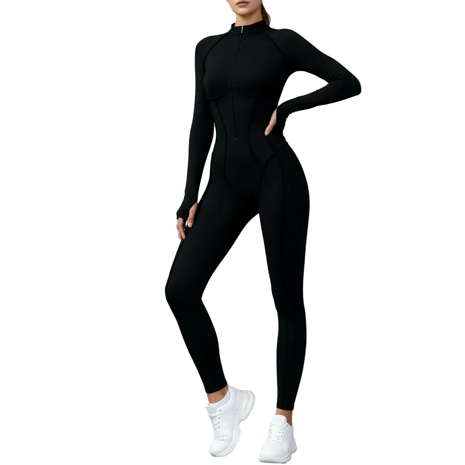 Loomi Aero-Sync™ Women's High-Waist Workout Bodysuit