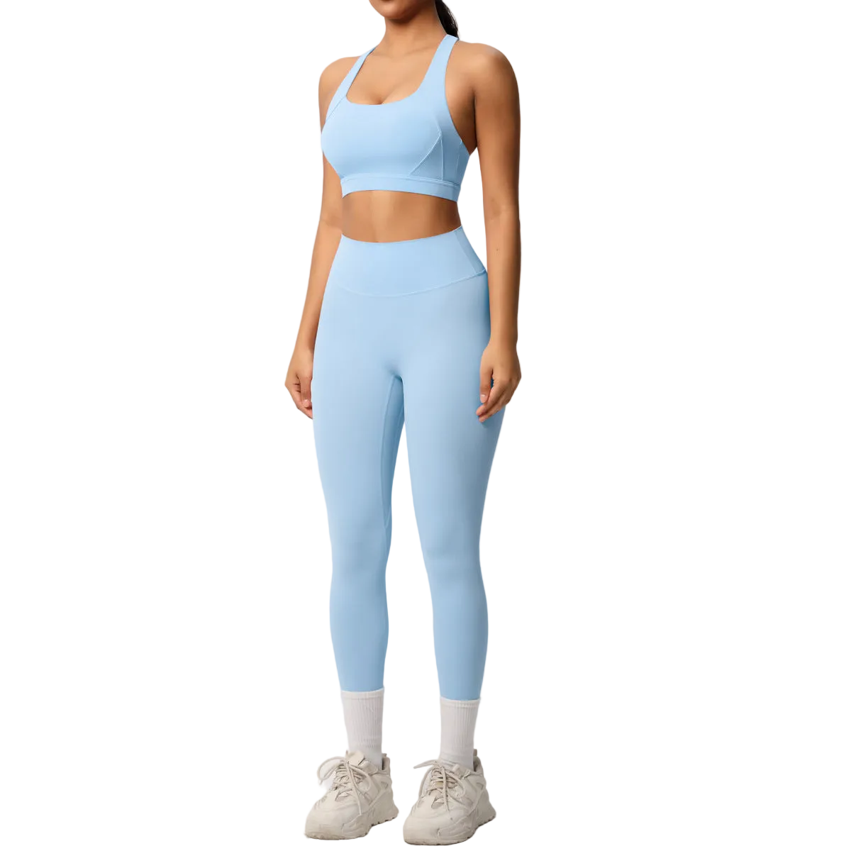 Loomi Core-Axis™ High Support Sports Bra + Yoga Pants Set