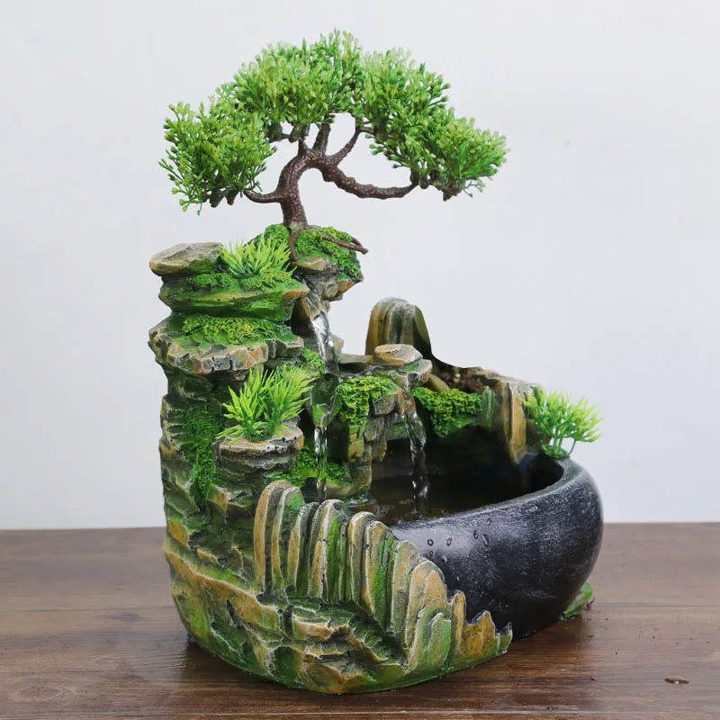 Loomi AuraFlow™ Zen LED Desktop Fountain