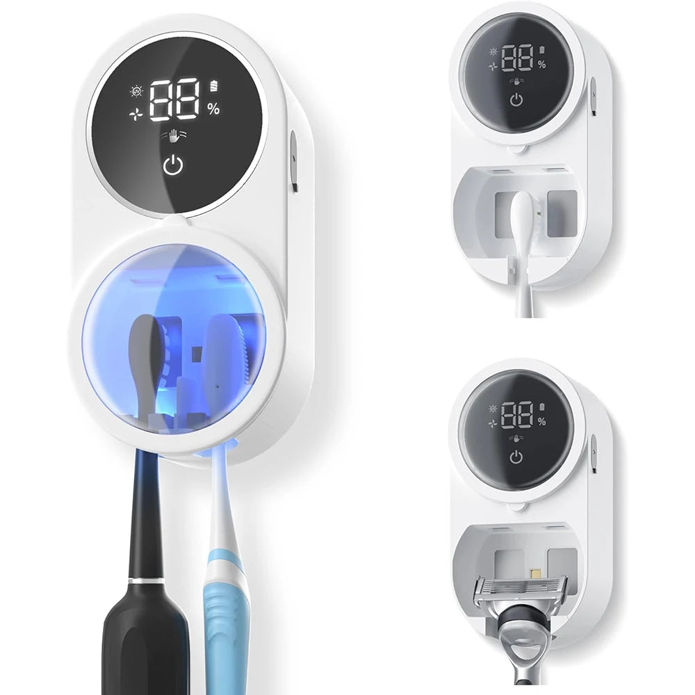 Loomi Pure-Axis™ 2-in-1 Toothbrush + Razor Sterilizer