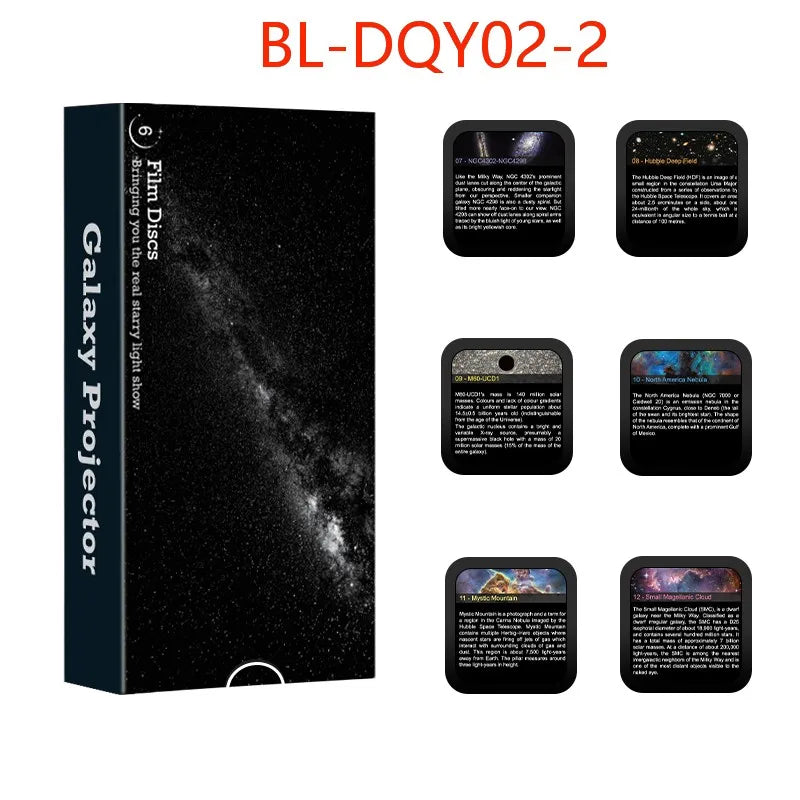 Loomi Nebula-Sync™ 6-Pack Galaxy Night Light Set