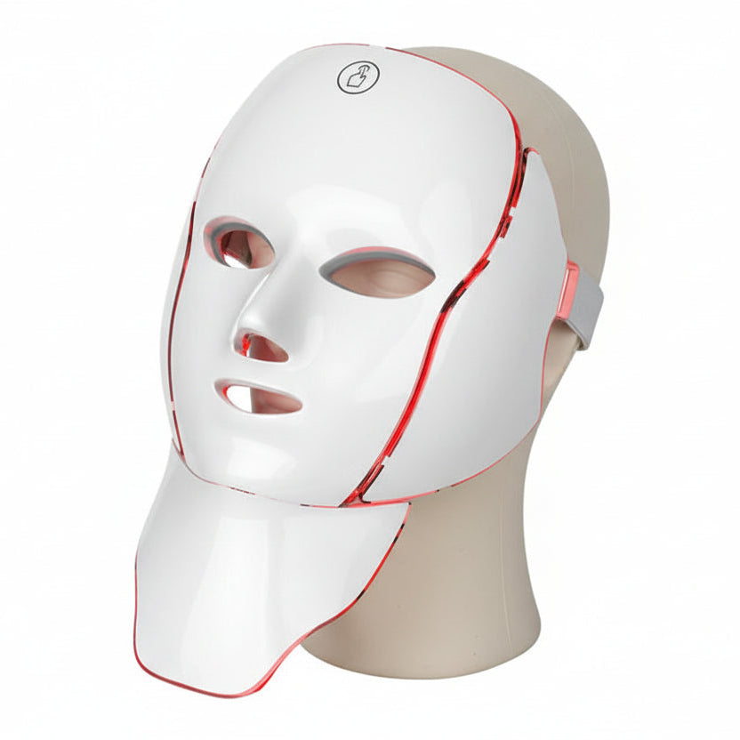 قناع الوجه Loomi AuraGlow™ LED للعلاج بالضوء الأحمر