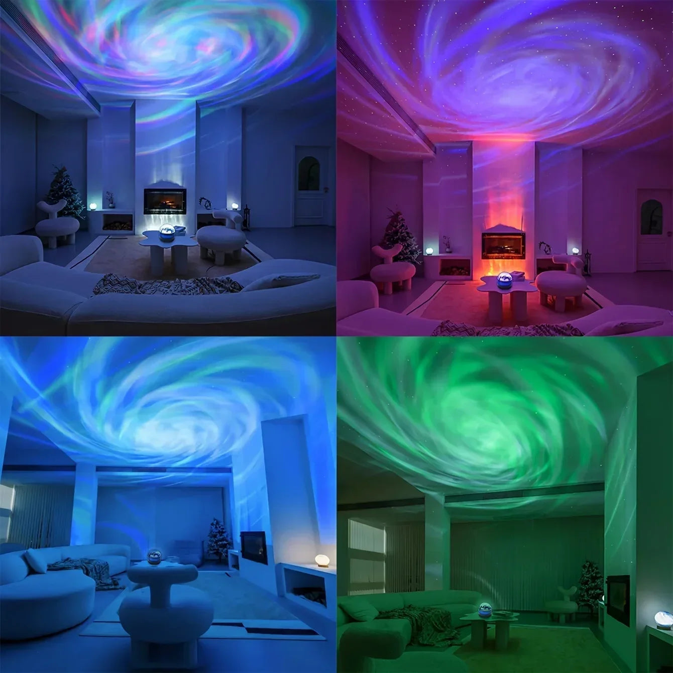 Loomi Nebula-Sync™ Multi-Color LED Galaxy Projector