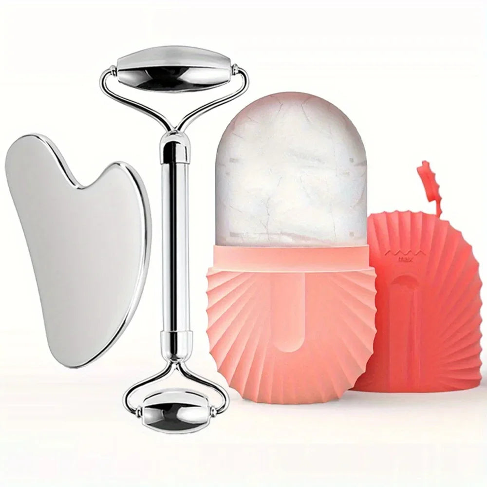 مجموعة Loomi CryoSculpt™ للوجه - رول الثلج وكوا شا