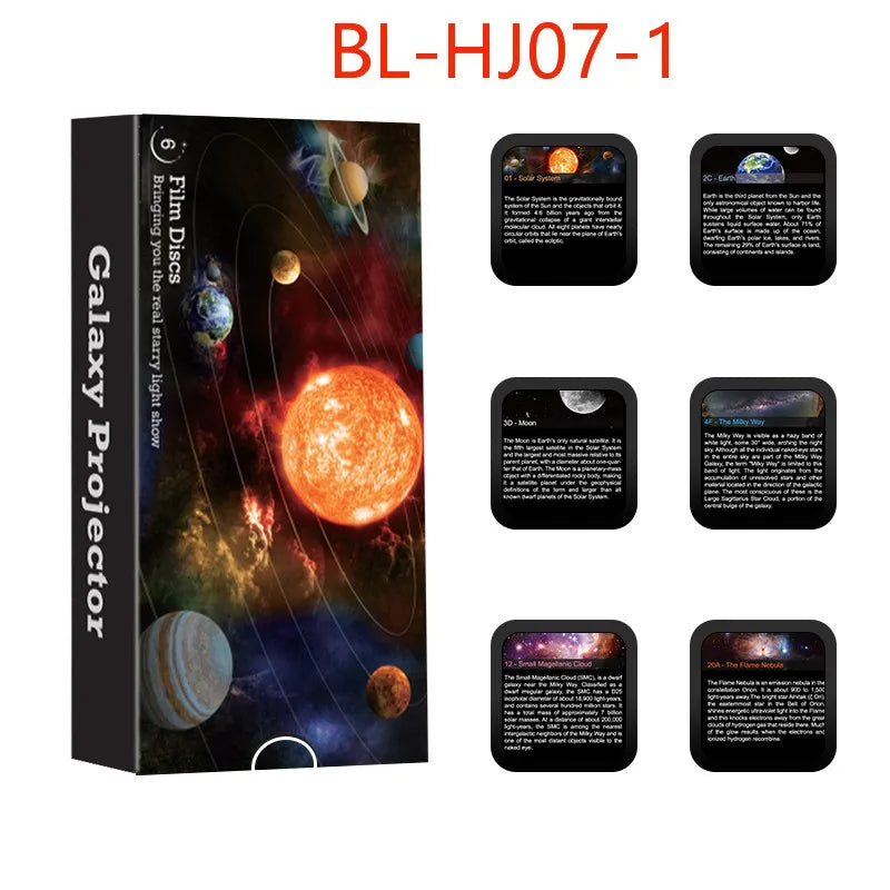 Loomi Nebula-Sync™ 6-Pack Galaxy Night Light Set