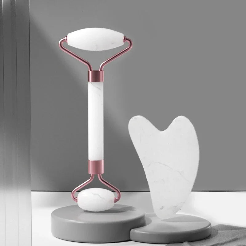 Loomi AuraGlow™ Face Massager Roller & Gua Sha Set
