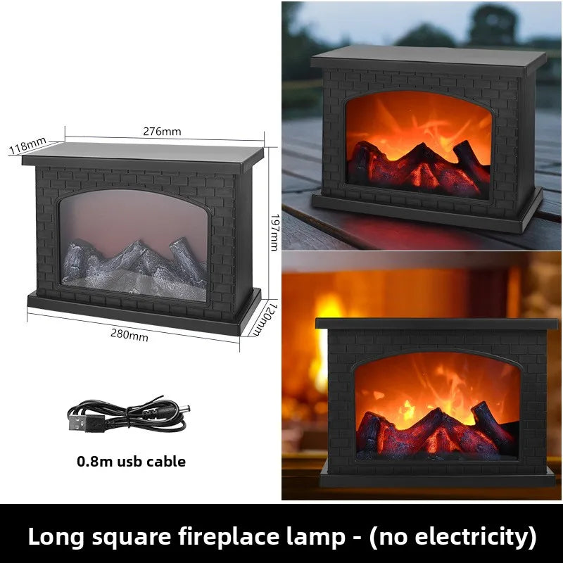 Loomi EverGlow™ Portable LED Fireplace Lantern
