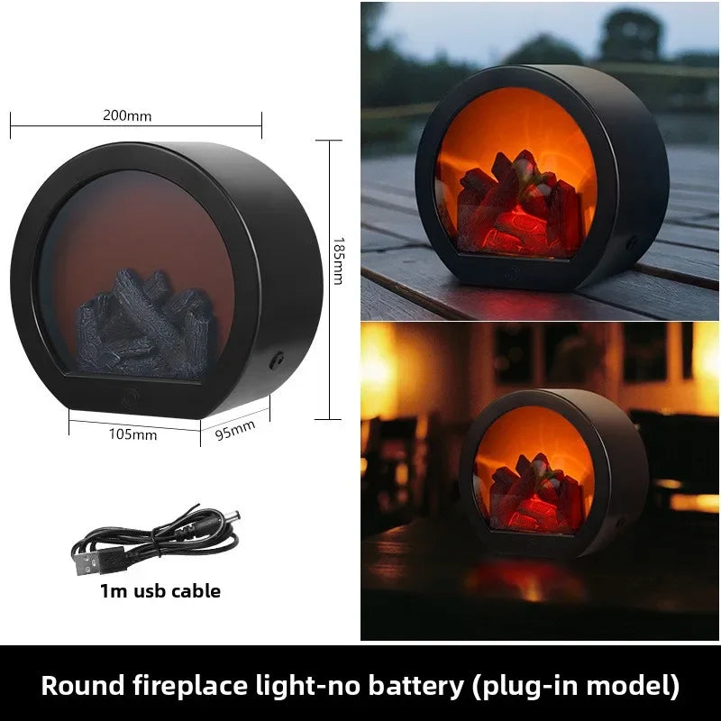 Loomi EverGlow™ Portable LED Fireplace Lantern