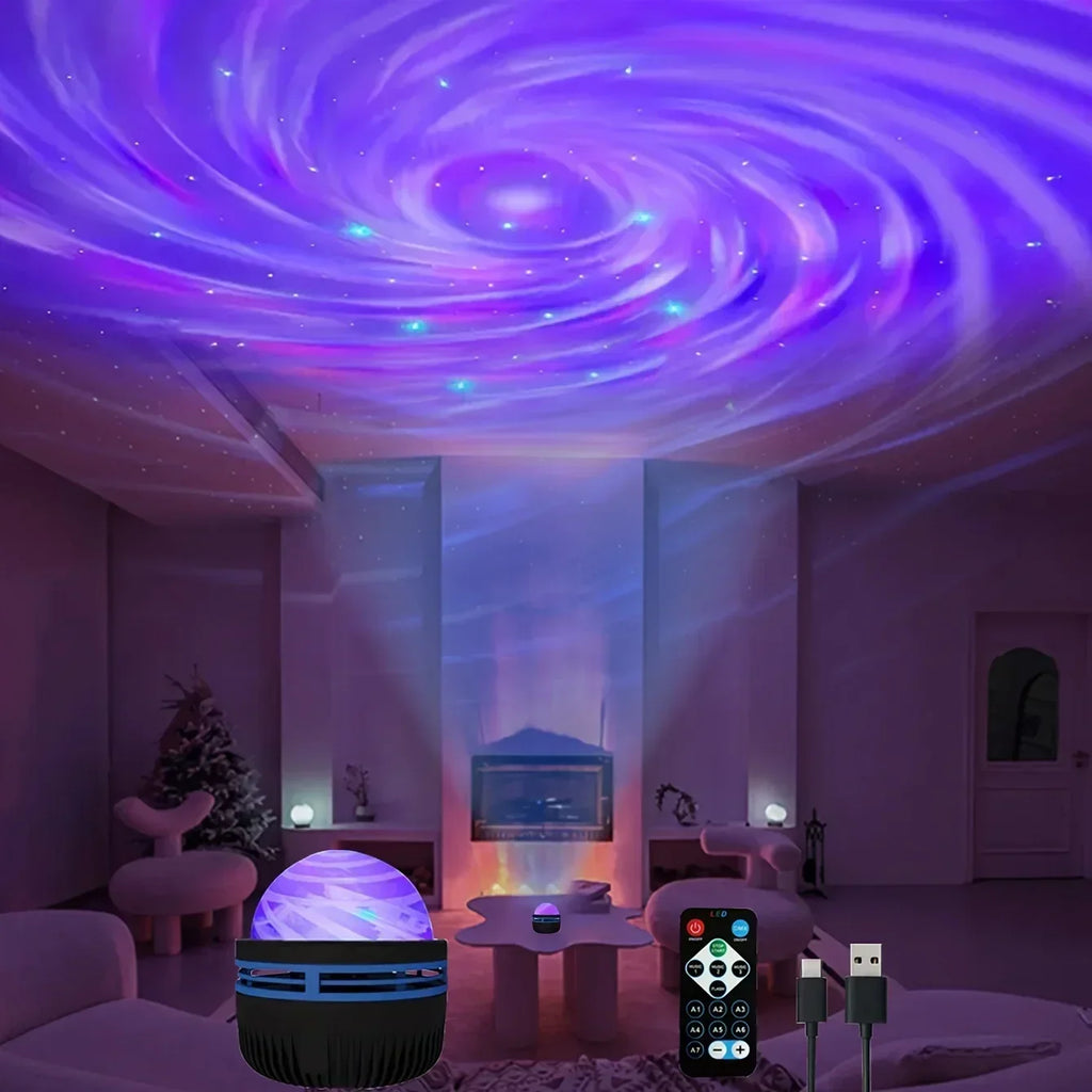 Loomi Nebula-Sync™ Multi-Color LED Galaxy Projector