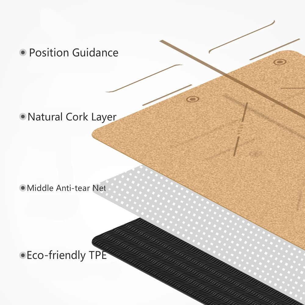 Loomi EarthFlow™ Cork High-Performance Yoga Mat