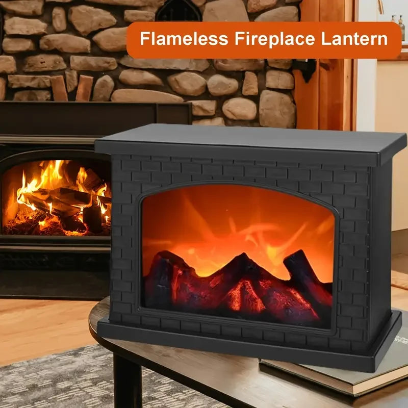 Loomi EverGlow™ Portable LED Fireplace Lantern