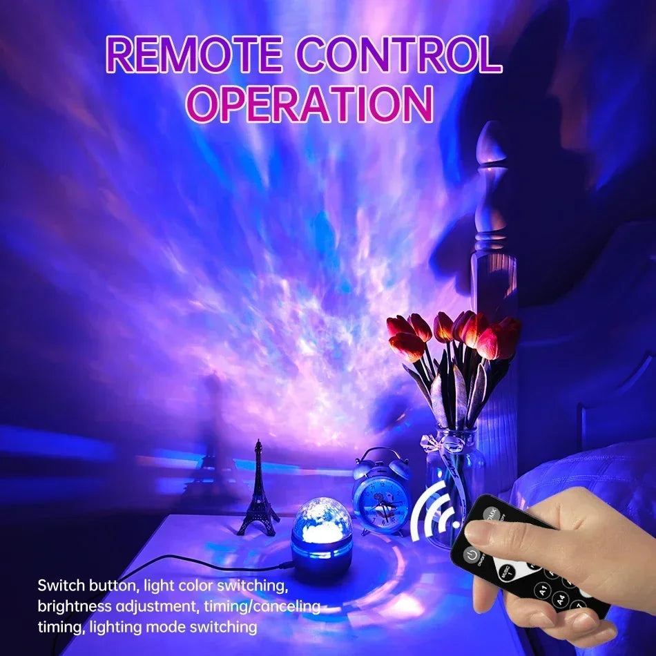 Loomi Nebula-Sync™ Multi-Color LED Galaxy Projector