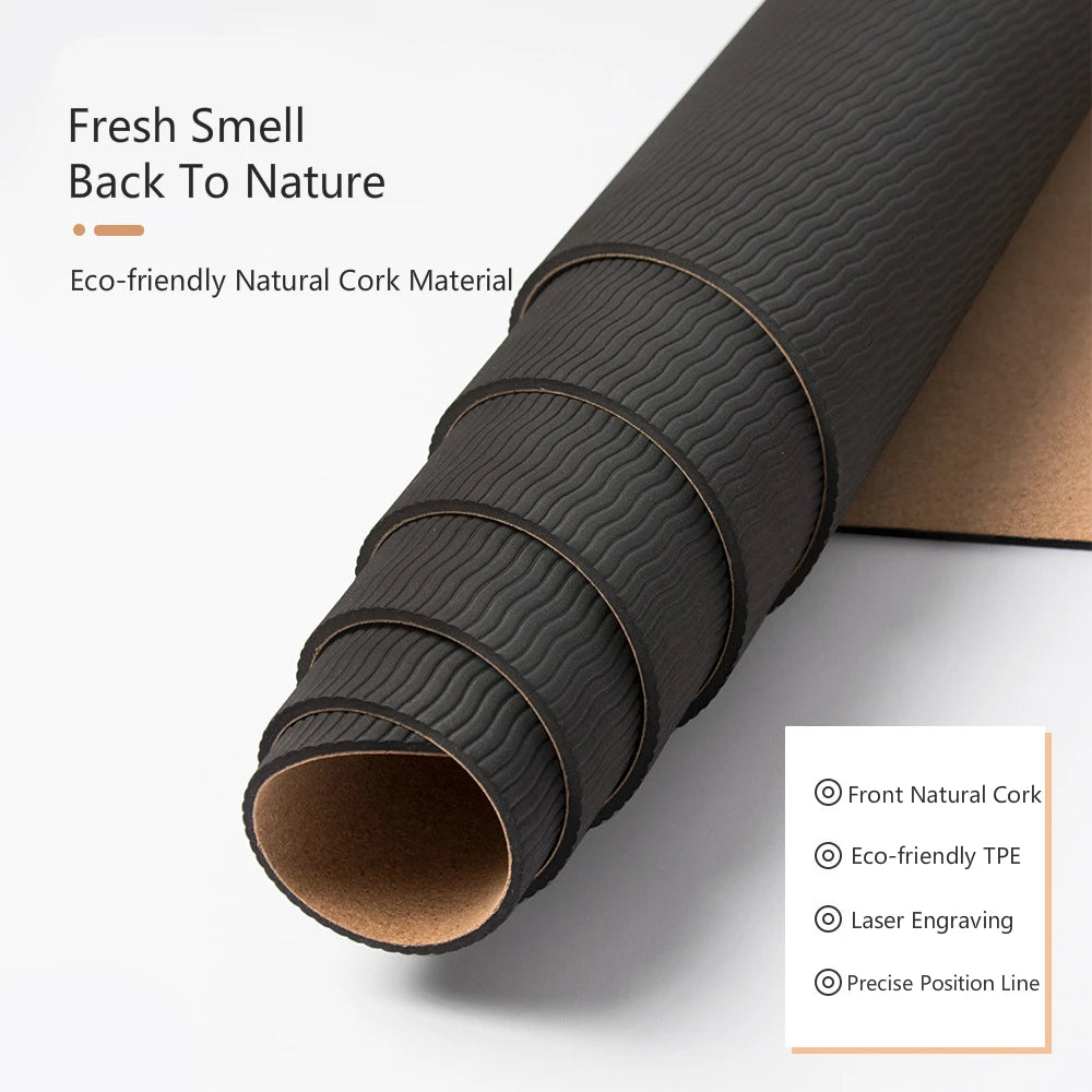 Loomi EarthFlow™ Cork High-Performance Yoga Mat