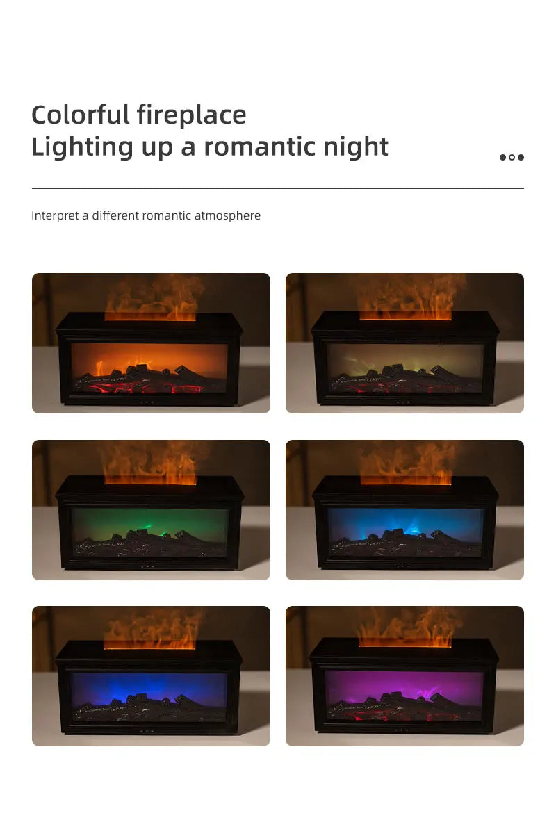 Loomi FlameGlow™ Realistic Fireplace Aroma Diffuser