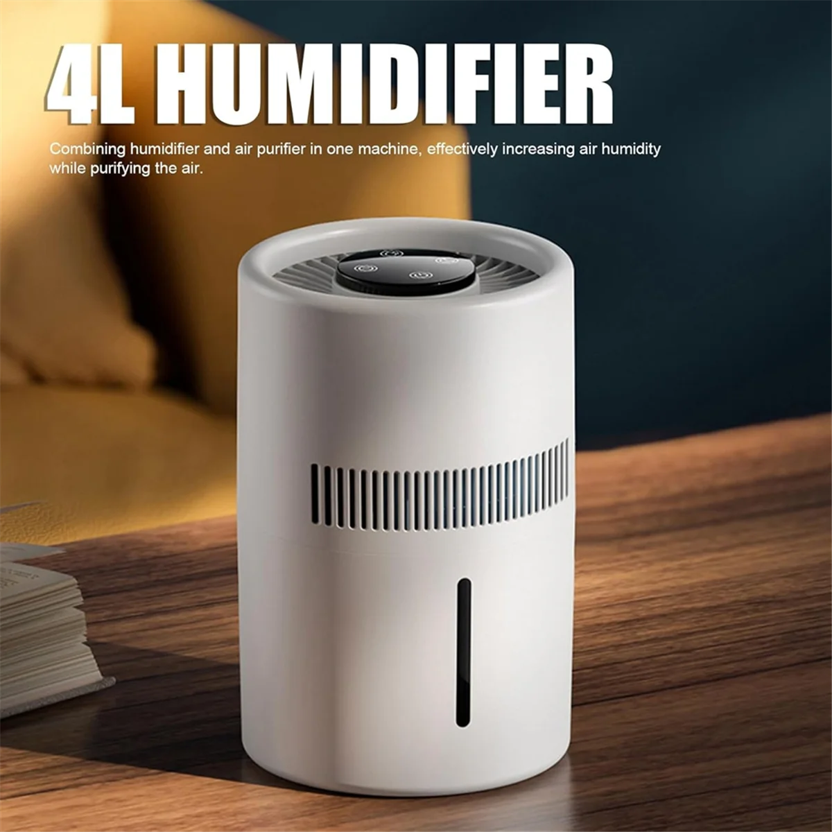 Loomi AuraBreathe™ 2-in-1 Evaporative Humidifier & Air Purifier