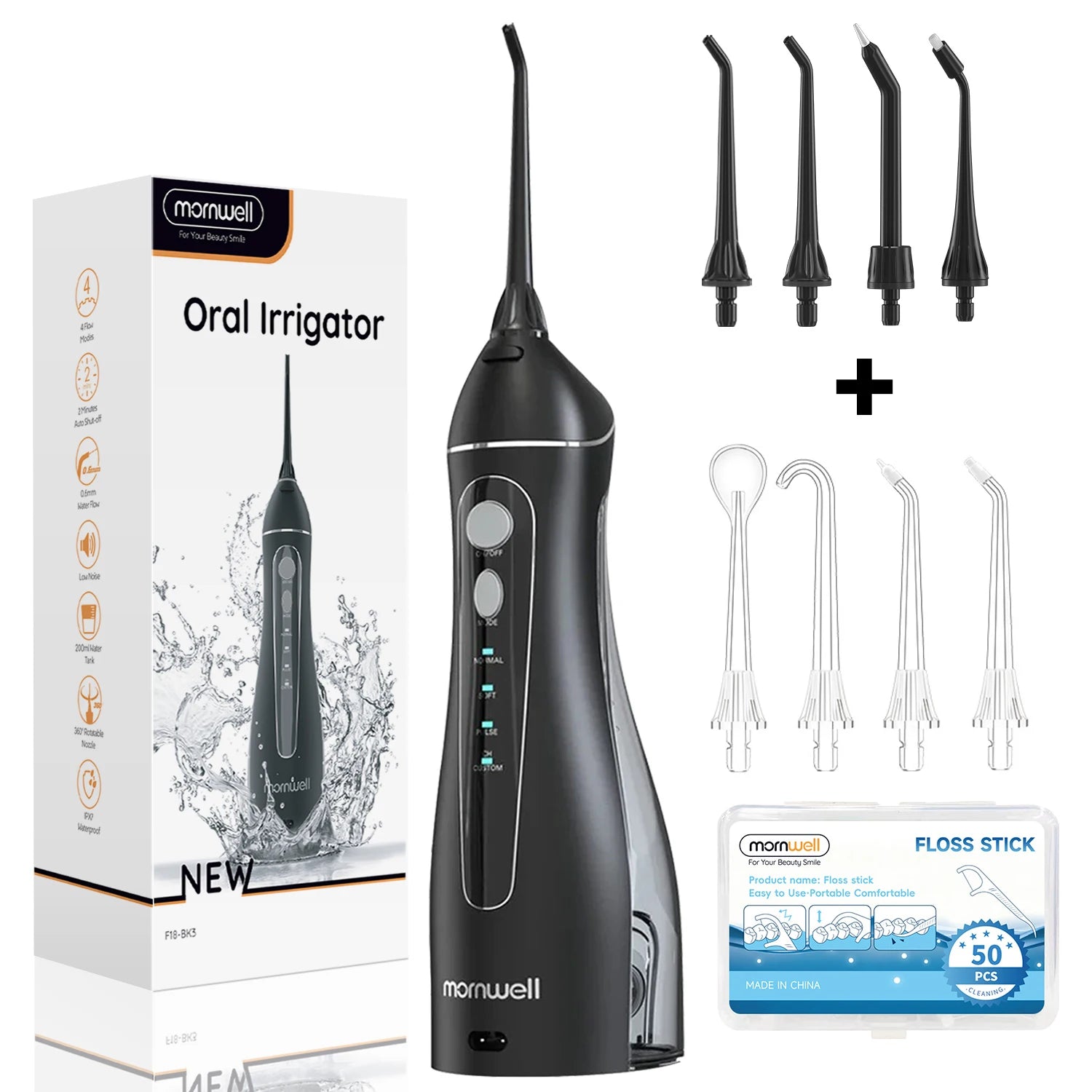 Loomi Oral-Axis™ Rechargeable Cordless Water Flosser