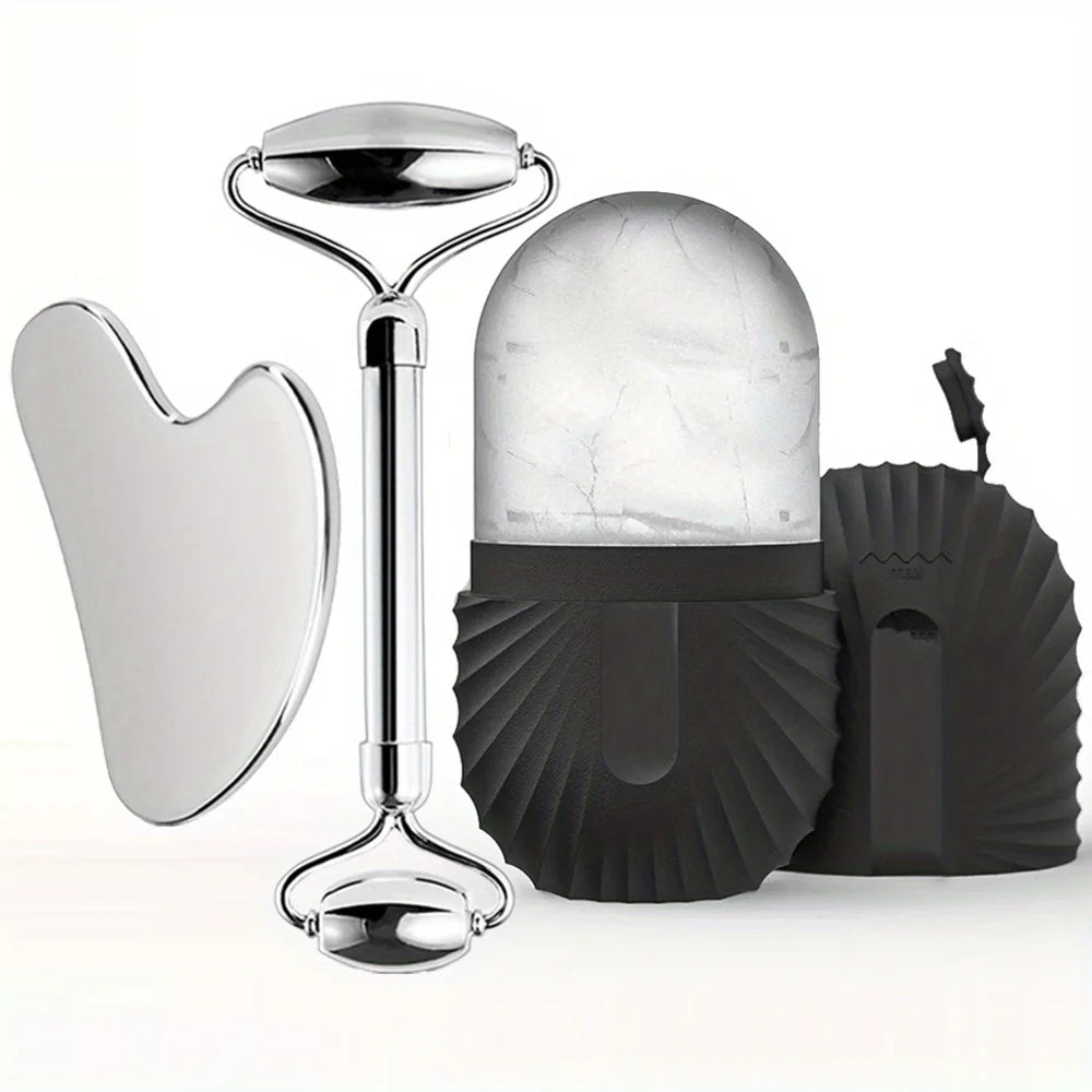 مجموعة Loomi CryoSculpt™ للوجه - رول الثلج وكوا شا