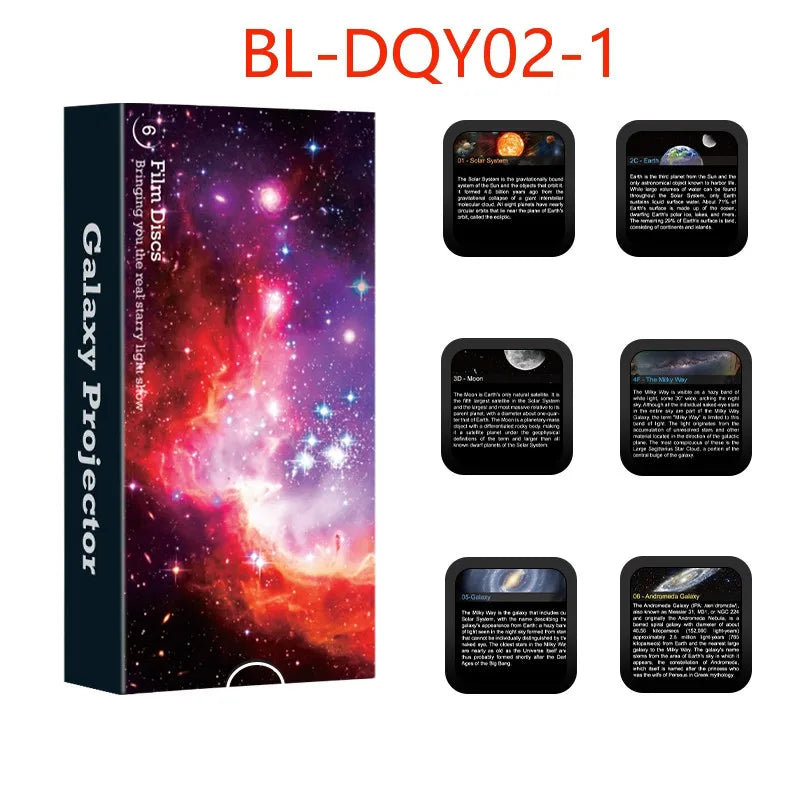 Loomi Nebula-Sync™ 6-Pack Galaxy Night Light Set