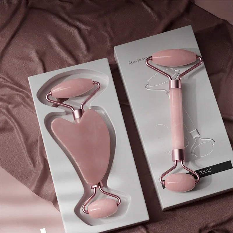 Loomi AuraGlow™ Face Massager Roller & Gua Sha Set