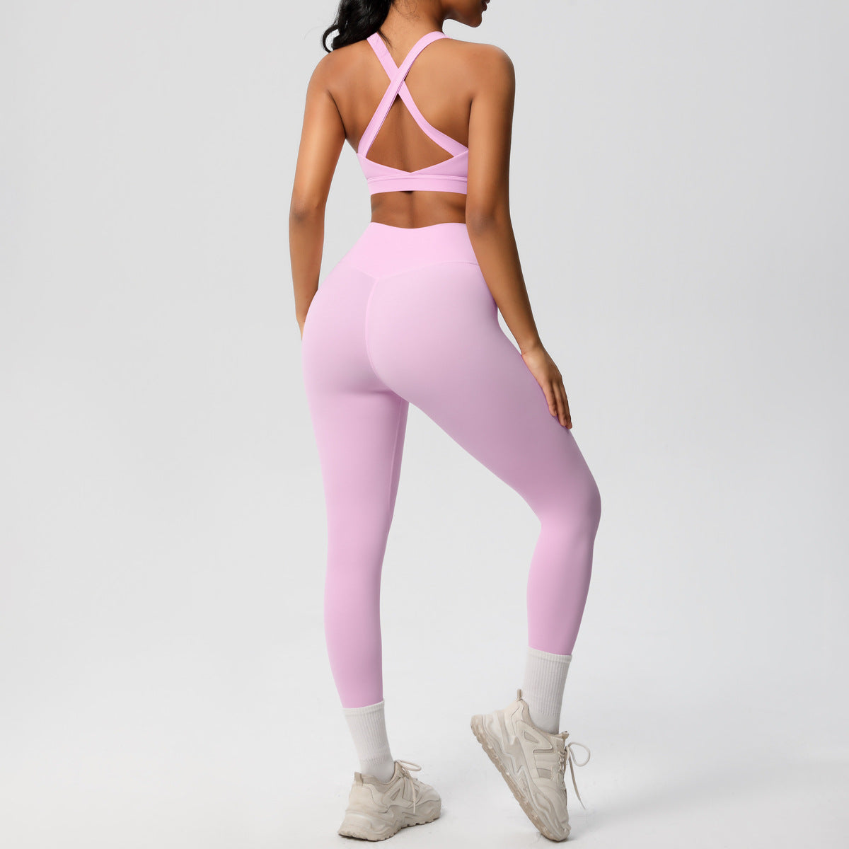 Loomi Core-Axis™ High Support Sports Bra + Yoga Pants Set