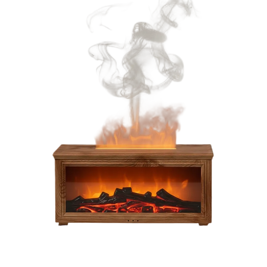 Loomi FlameGlow™ Realistic Fireplace Aroma Diffuser