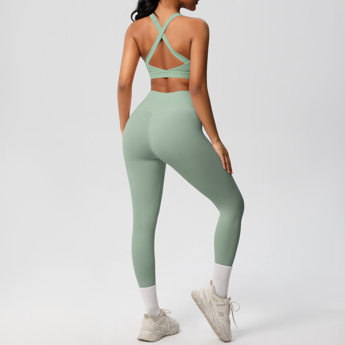 Loomi Core-Axis™ High Support Sports Bra + Yoga Pants Set