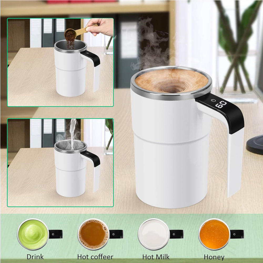 Loomi Thermal-Vortex™ Self-Stirring Mug with LED Display