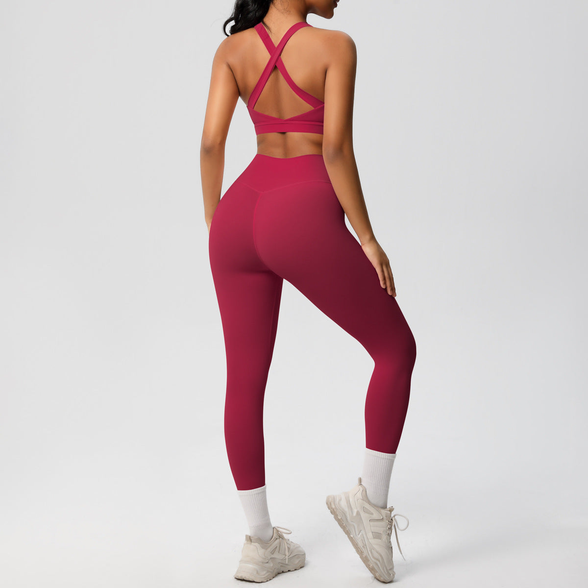 Loomi Core-Axis™ High Support Sports Bra + Yoga Pants Set