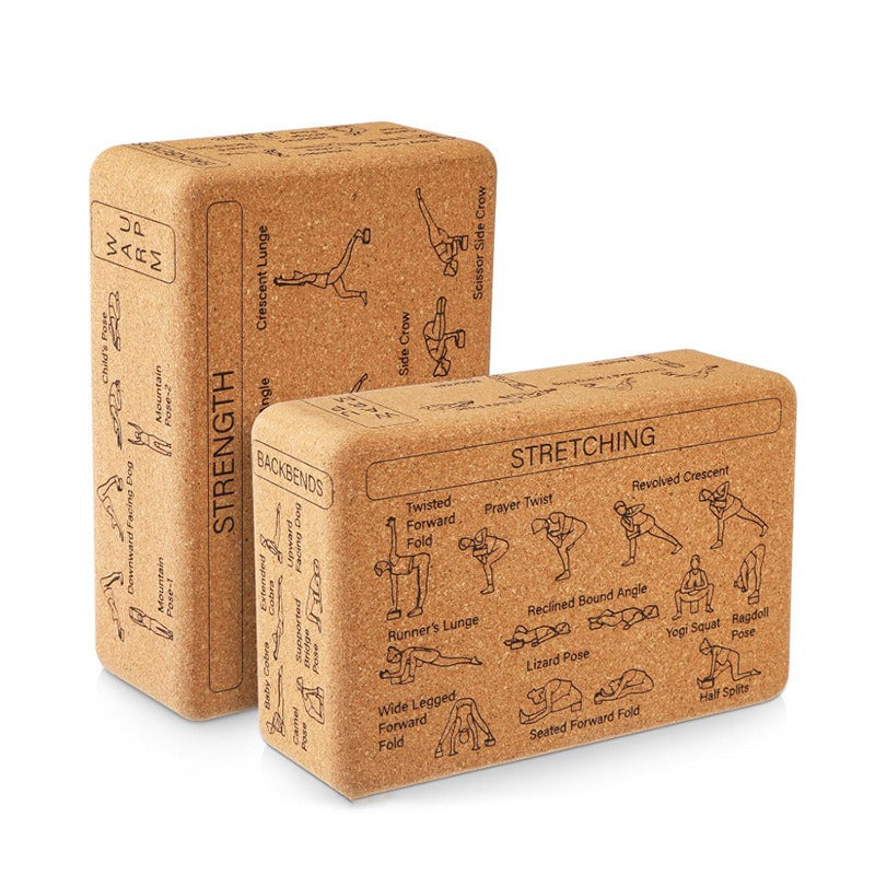 مكعبات يوجا Loomi Cork-Pivot™ من الفلين الطبيعي