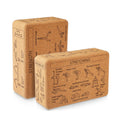 مكعبات يوجا Loomi Cork-Pivot™ من الفلين الطبيعي